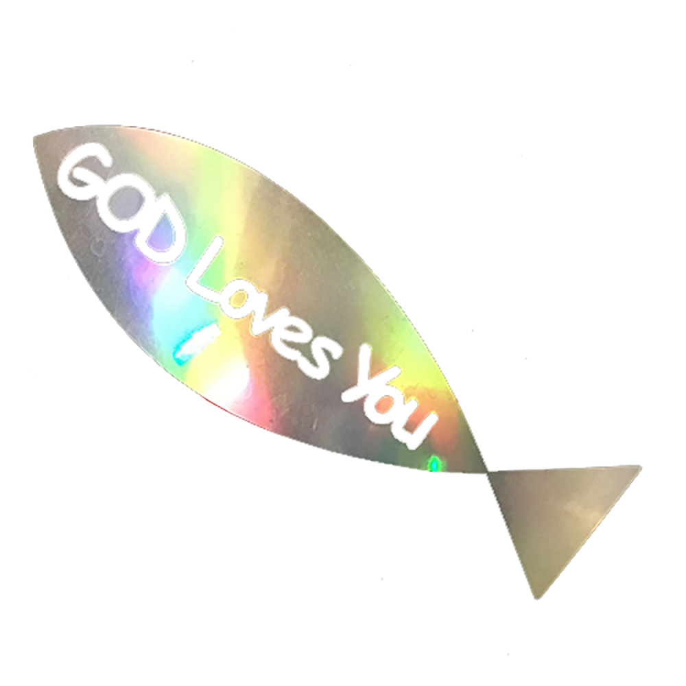 GOD LOVES YOU Sticker - Hologramm