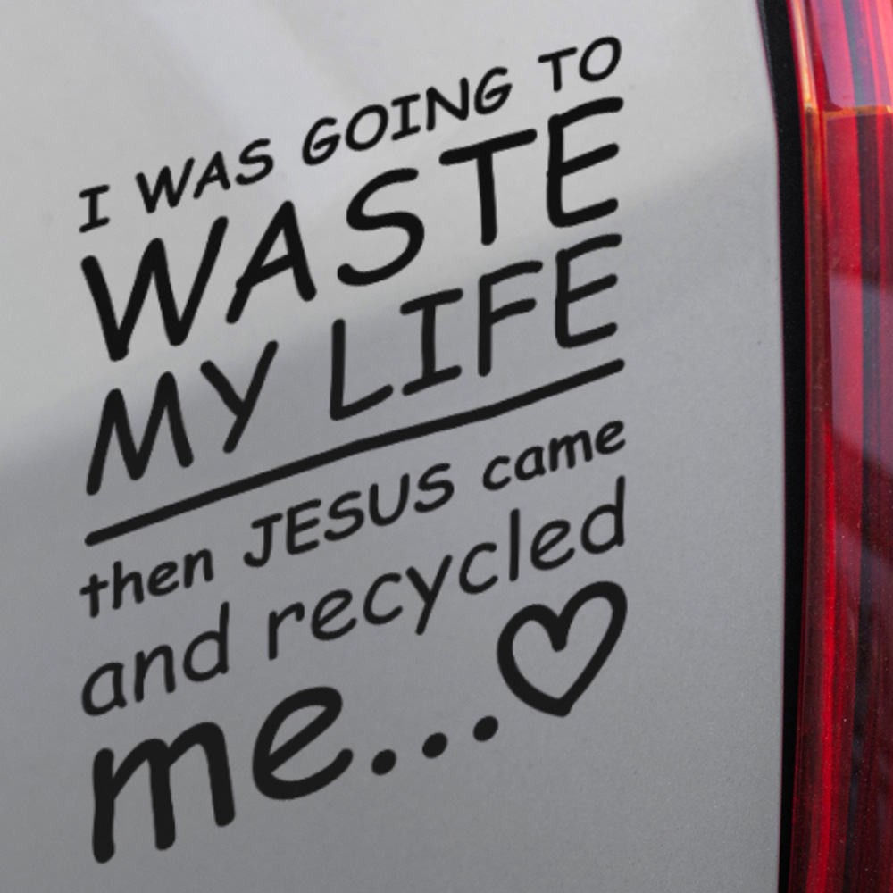 THEN JESUS CAME Sticker